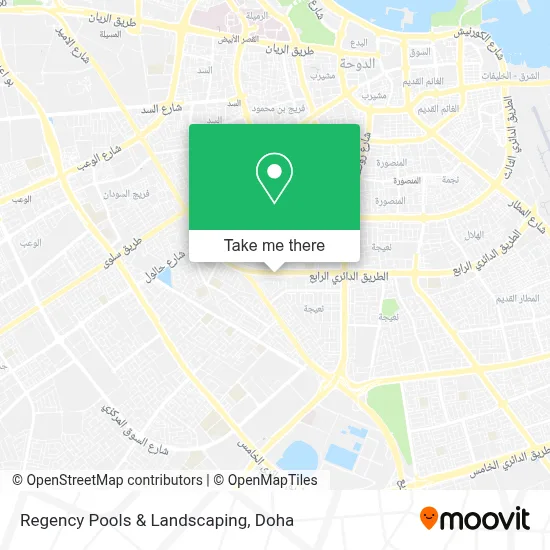 Regency Pools & Landscaping map