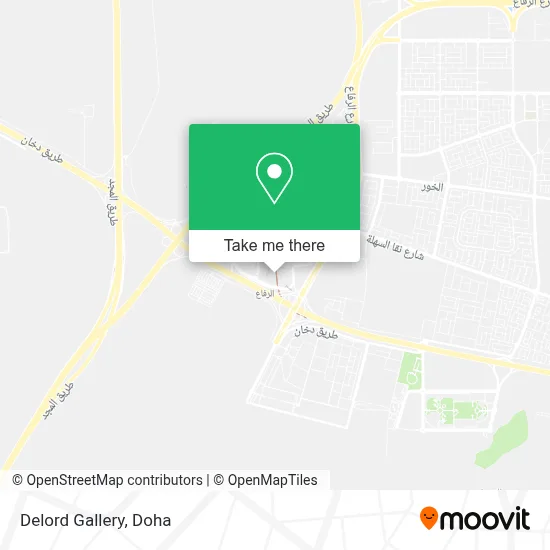 Delord Gallery map