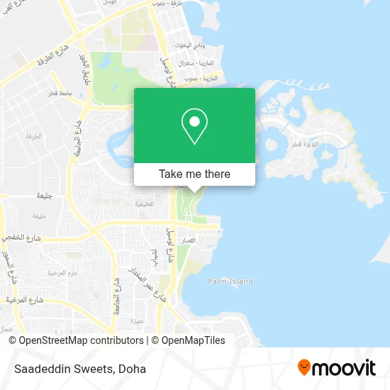 Saadeddin Sweets map
