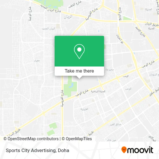Sports City Advertising map