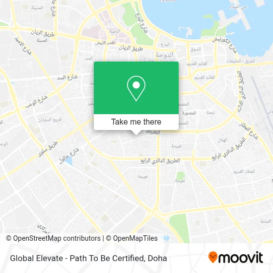 Global Elevate - Path To Be Certified map