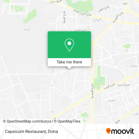 Capsicum Restaurant map