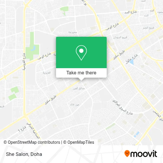 She Salon map