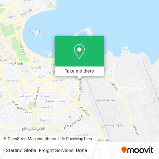 Starline Global Freight Services map