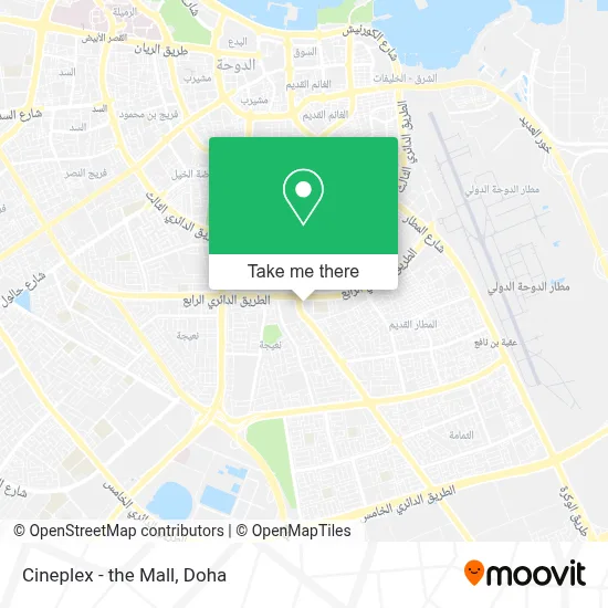 Cineplex - the Mall map