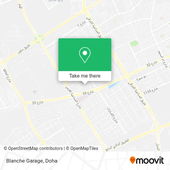 Blanche Garage map
