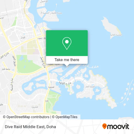 Dive Raid Middle East map