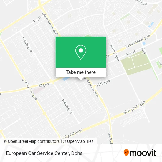 European Car Service Center map