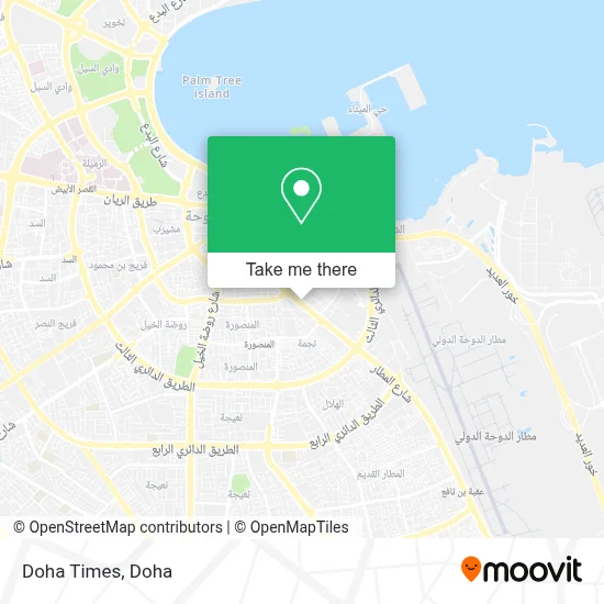 Doha Times map