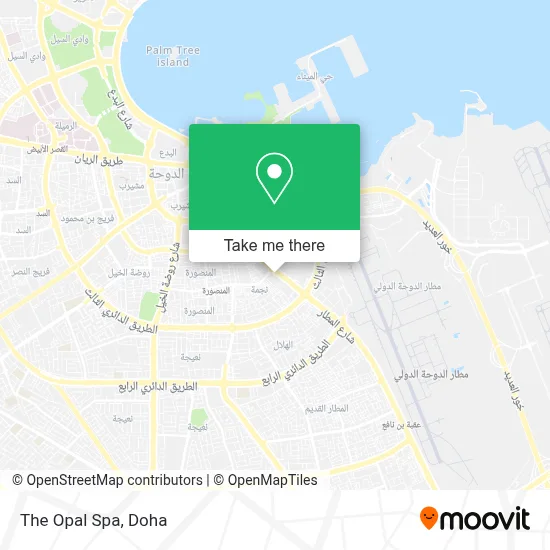The Opal Spa map