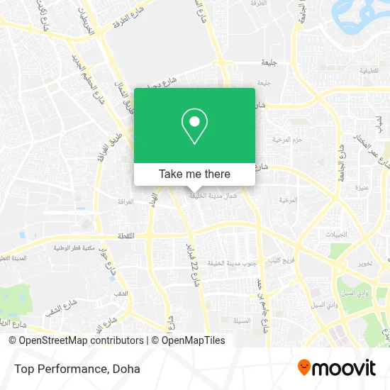 Top Performance map