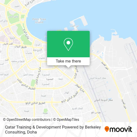 Qatar Training & Development  Powered by Berkeley Consulting map