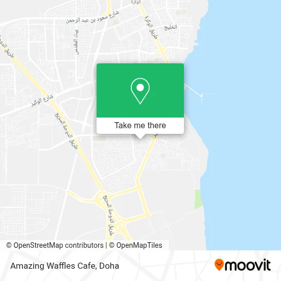 Amazing Waffles Cafe map