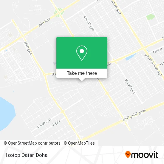 Isotop Qatar map