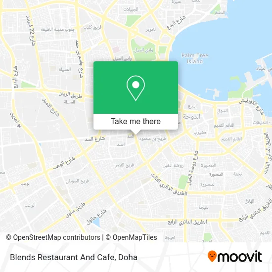 Blends Restaurant And Cafe map