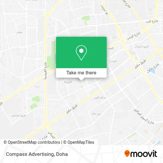 Compass Advertising map
