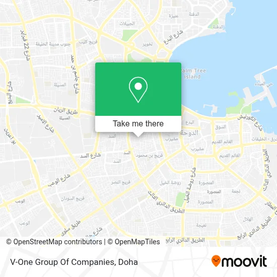 V-One Group Of Companies map