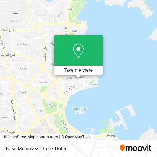 Boss Menswear Store map