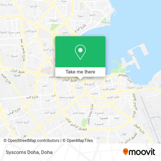 Syscoms Doha map