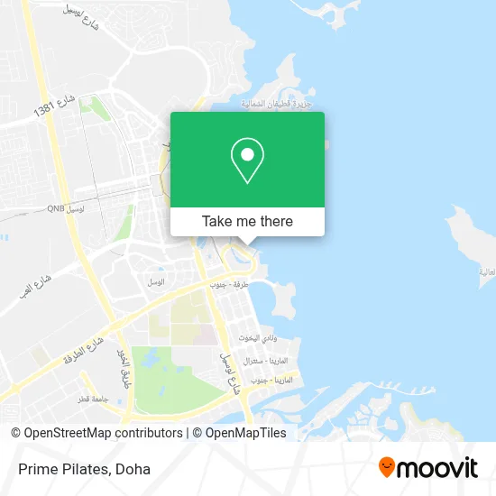 Prime Pilates map