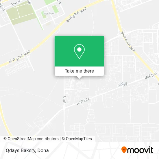 Qdays Bakery map