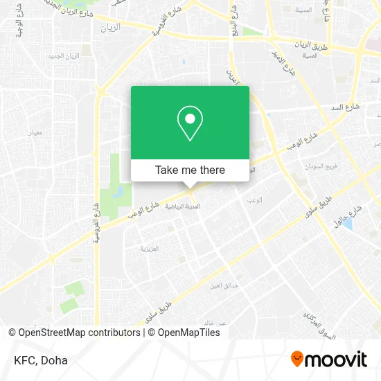 KFC map
