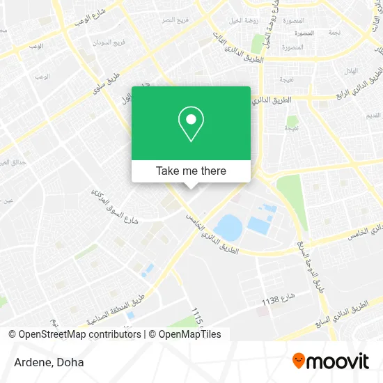 Ardene map