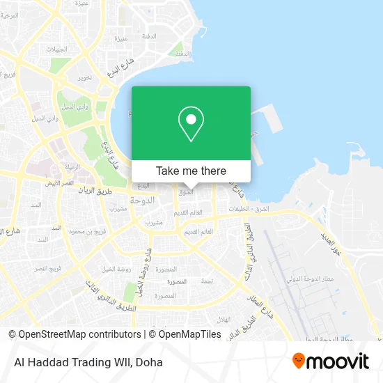 Al Haddad Trading Wll map