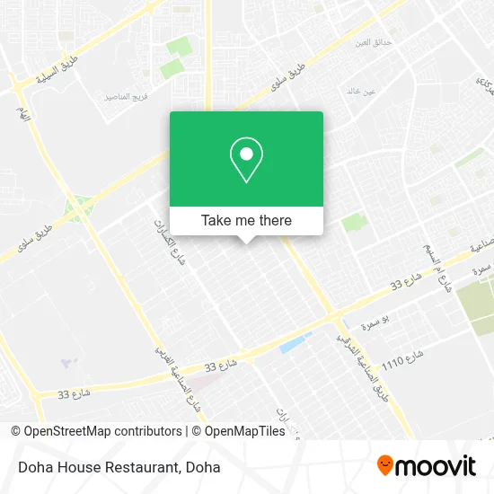 Doha House Restaurant map