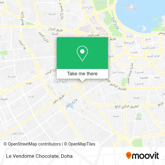 Le Vendome Chocolate map