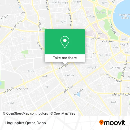Linguaplus Qatar map
