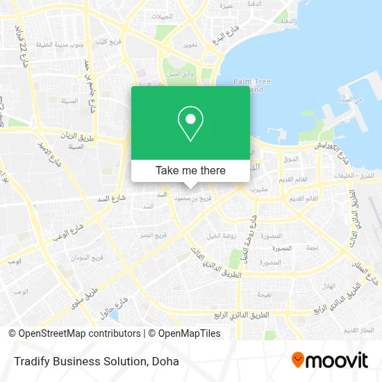 Tradify Business Solution map