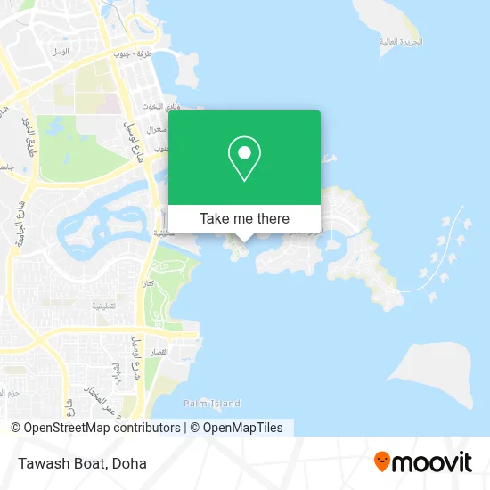 Tawash Boat map