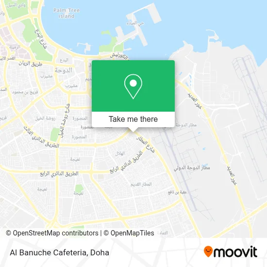 Al Banuche Cafeteria map