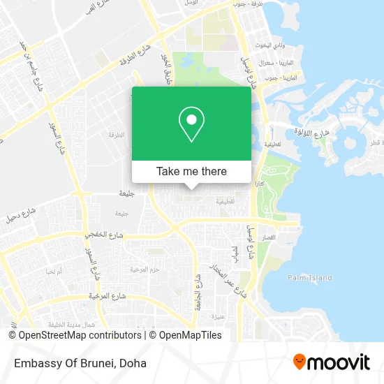 Embassy Of Brunei map