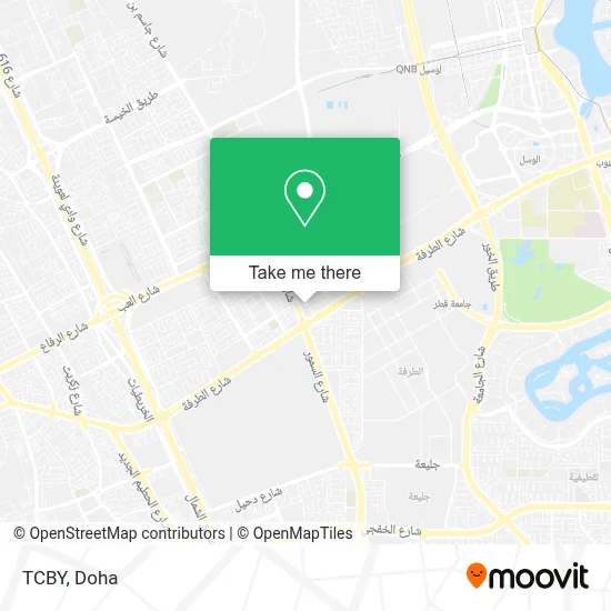 TCBY map