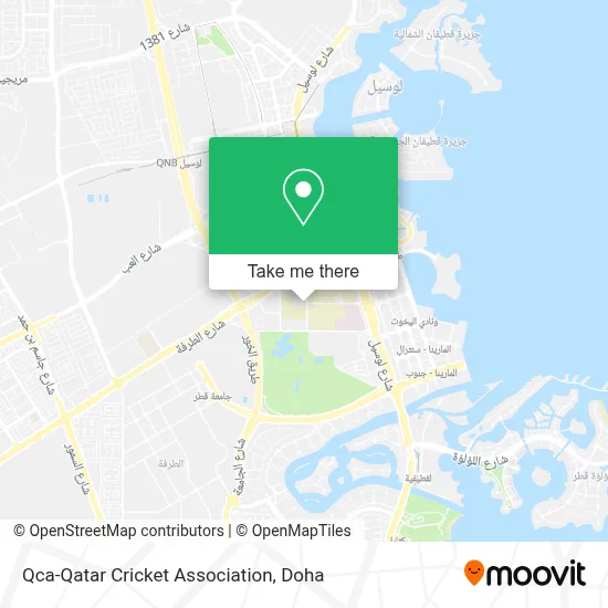 Qca-Qatar Cricket Association map
