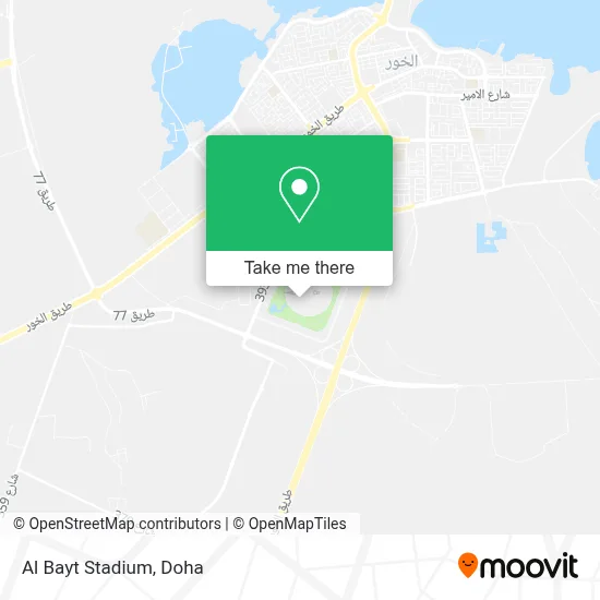 Al Bayt Stadium map