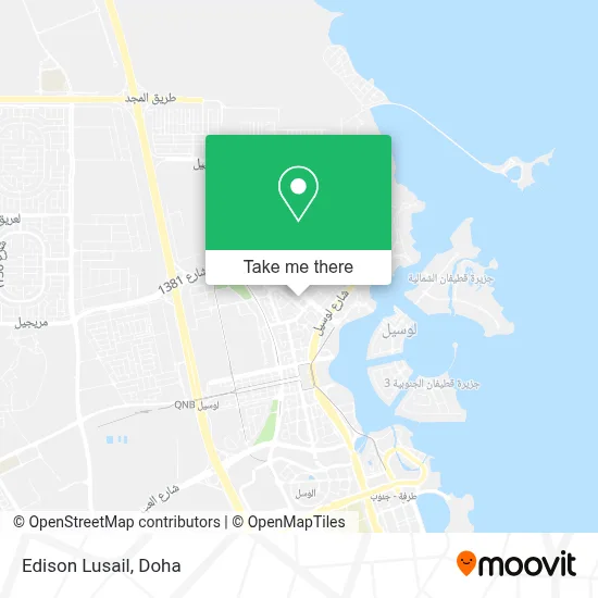 Edison Lusail map