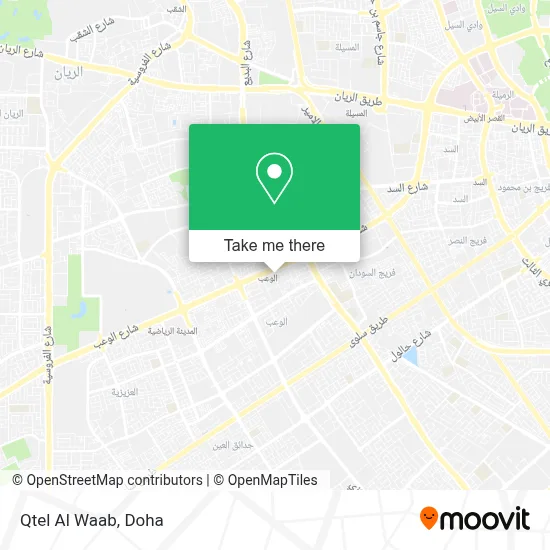 Qtel Al Waab map