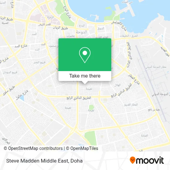 Steve Madden Middle East map