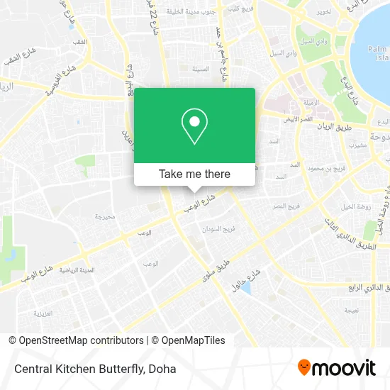 Central Kitchen Butterfly map