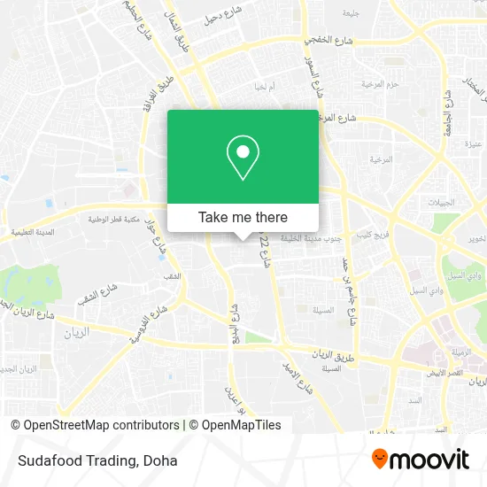Sudafood Trading map