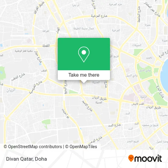 Divan Qatar map