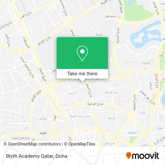 Blyth Academy Qatar map
