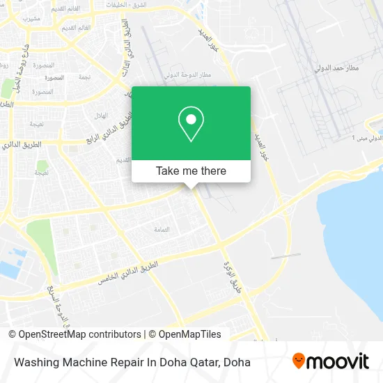 Washing Machine Repair In Doha Qatar map
