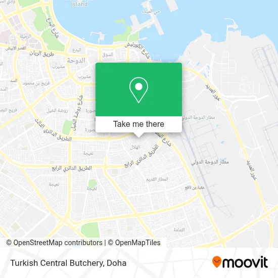 Turkish Central Butchery map