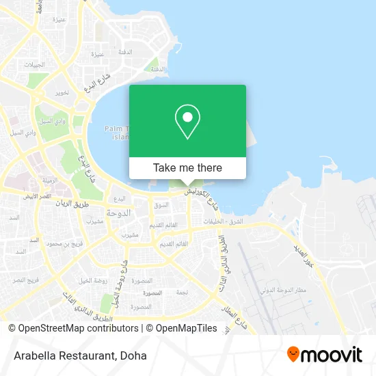Arabella Restaurant map