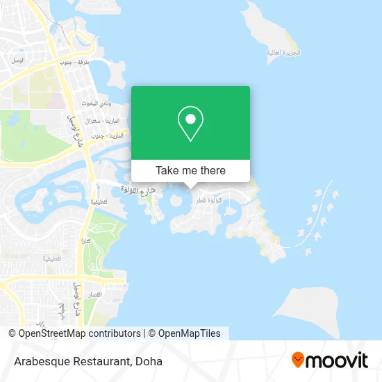 Arabesque Restaurant map