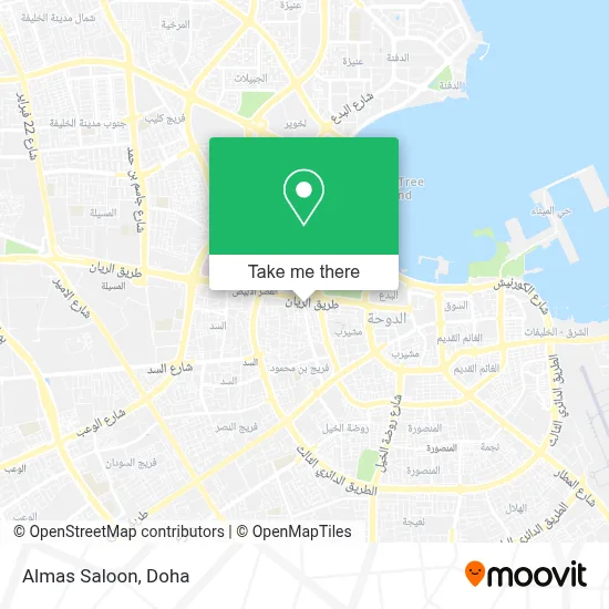 Almas Saloon map